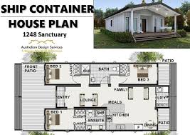 shipping container house plans floor