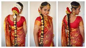 south indian tamil bridal hair