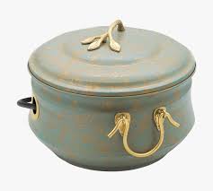 Fiorella Blue Verde Hose Pot With Lid