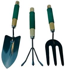Garden Tools 3pc Set Padded Handles