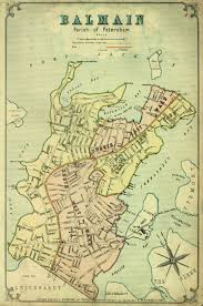 Vintage Maps Atlas Of The Suburbs Of Sydney Balmain 1886