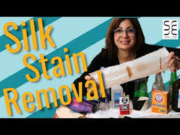 silk fabric stain removal without