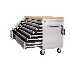 14 drawer mobile workbench tool chest