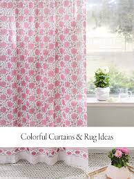 11 Colorful Curtains And Rug