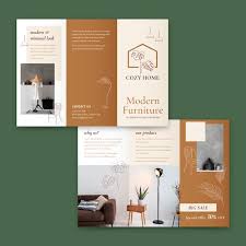 interior design brochure vectors