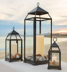 Coastal Glass Candle Lanterns