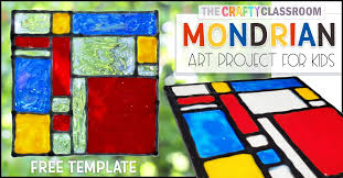 Mondrian Art Project For Kids The