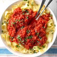 homemade meatless spaghetti sauce