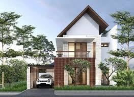 Indonesian architect modern style tropical modern moderndesign tropical modern house modern tropical tropical style. 25 Tropis Modern Ideas House Designs Exterior Facade House House Exterior