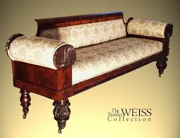 gany empire sofa with carved ss