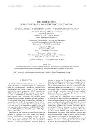 (PDF) The distribution of Elatine hexandra (Lapierre) DC ...