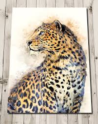 Leopard Print Wall Art African Animal