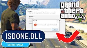how to fix isdone dll error while