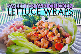 sweet teriyaki en lettuce wraps