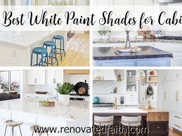 white paint for kitchen cabinets