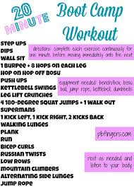 20 minute boot c workout peanut