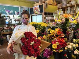 local flower blooms with business
