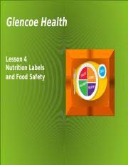 glencoe health lesson 4