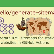 generate an xml sitemap for a static