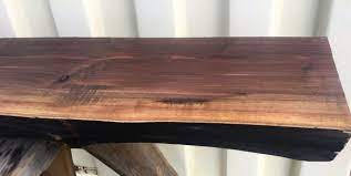 Live Edge Walnut Mantel 72 X 10 1 2 11