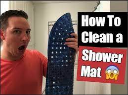 how to clean a shower mat 3 simple