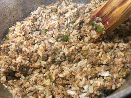 cajun dirty rice with eggplant recipe