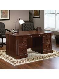 Product title sauder computer desk, cinnamon cherry finish. Sauder Palladia Executive Desk Cherry Office Depot