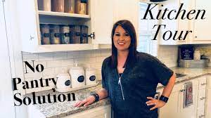 Find pantry storage ideas and arrange your ideal kitchen pantry system with. Kitchen Tour Kitchen Storage No Pantry Youtube