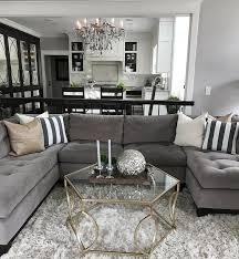 living room decor gray grey sofa
