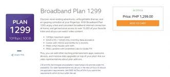 Globe Home Broadband Plans 2016