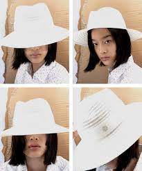 maison michel virginie hat white hats