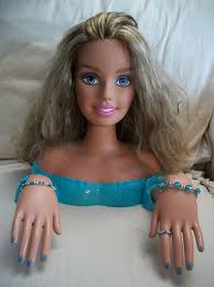 barbie doll primp polish styling head