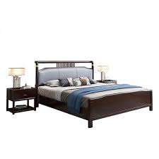 Chinese Oriental Style Solid Wooden Bed