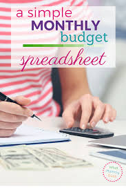 Free Sample Monthly Expenses Spreadsheet What Mommy Does
