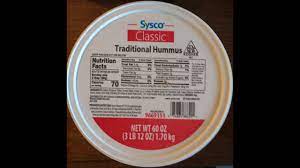 sysco clic traditional hummus review
