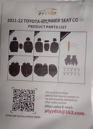 4 Runner Leather Seat Covers 2016 2023