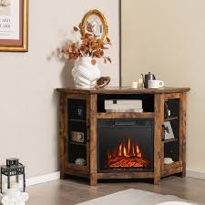 corner electric fireplace tv stand foter
