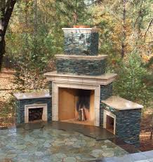 Corner Outdoor Fireplace Outdoor