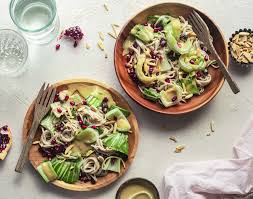 Bok Choy Soba Salad with Sesame Dressing - Vegan Recipe