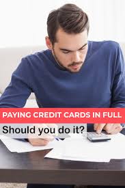 Apply for medical credit cards for specific procedures. The Pros And Cons Of Paying Off Credit Cards In Full Sasha Yanshin
