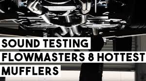 Video Classic Flowmaster Muffler Sound Test On A Musclecar