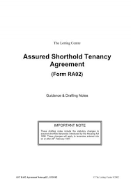 ured shorthold tenancy agreement