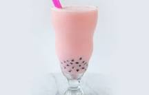 What flavor is pink boba?