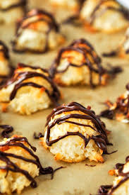 chewy coconut macaroons with condensed