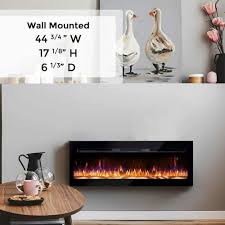 48 Electric Fireplace Wall Mounted