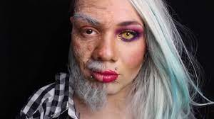 ageing makeup double face you