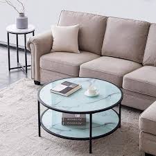 White Marble Top Coffee Table