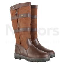 Dubarry Wexford Zip Country Boots Walnut