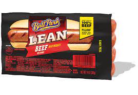lean beef hot dogs ball park brand