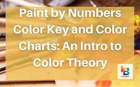 Paint By Numbers Color Key And Color